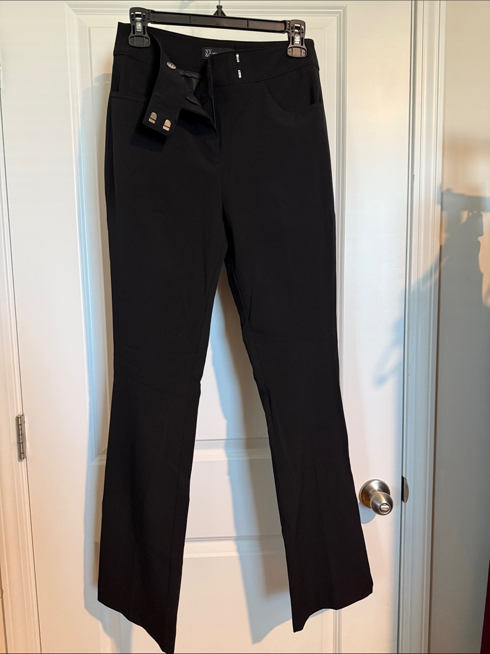 New York & Company Black Stretch Boot Cut Pants 2 for $25